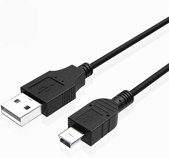 ezonpinzv USB to Mini USB Charger Cable for PS3 Controller - Charging Cable Data Transfer Cable Compatible with Sony PlayStation PS3/PS3 Slim SixAxis Controller, GoPro Hero 3, Hero 4 USB Cable