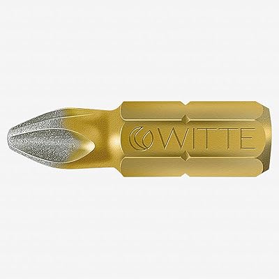 Witte Maxx Diamond Coated Phillips Bit, #2 x 25mm