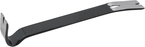 Performance Tool W2022 15 in. Heavy-Duty Flat Utility Pry Bar | Drop forged steel flat crowbar. Integrated nail puller. Rust resistant finish for pulling, prying and scraping
