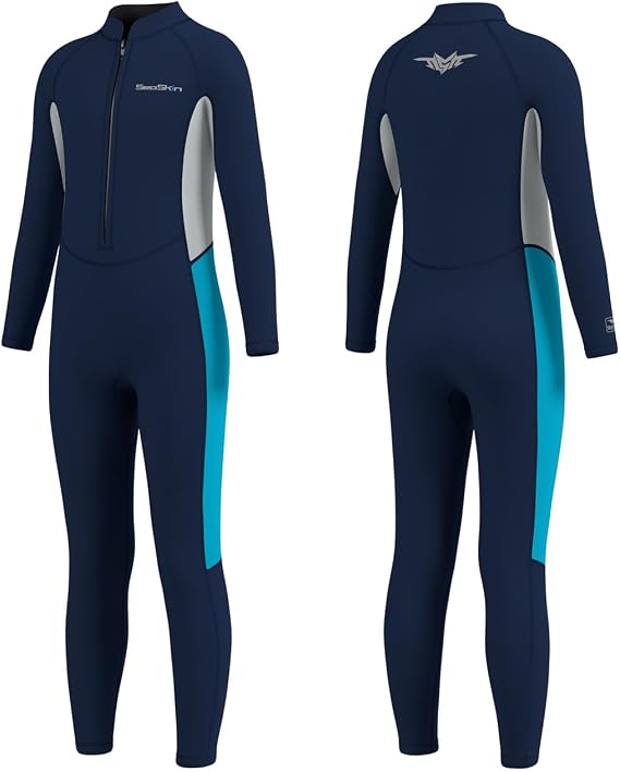 Seaskin Kids Wetsuit for Boys Girls Toddler 2mm Keep Warm in Cold Water