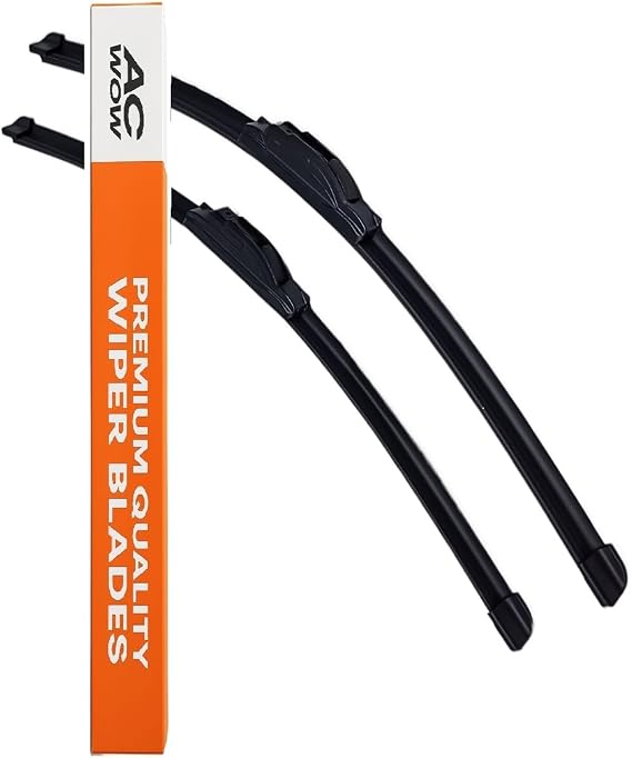 2x Front Windscreen Wiper Blades for Lexus IS (MK2) IS200d IS220d IS250 IS300 IS350 2005 2006 2007 2008 2009 2010 2011 2012 Windshield Wipers Exact Match Replacement Set