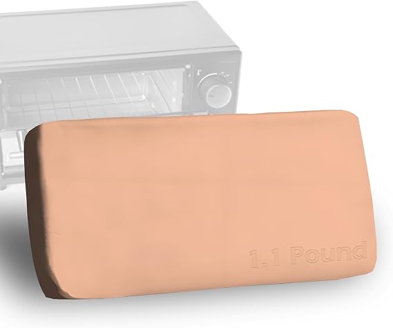 ReArt Polymer Oven-Bake Doll Clay, Non Toxic 1.1Lbs Premium, Non Toxic, Soft, Sculpting Modeling Polymer Clay