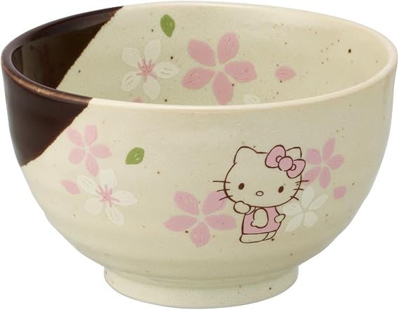 Skater Mino Ware Small Bowl Hello Kitty Sakura Sanrio 5.0 x 3.1 inches 12.8 x 8 cm CHMB1-A