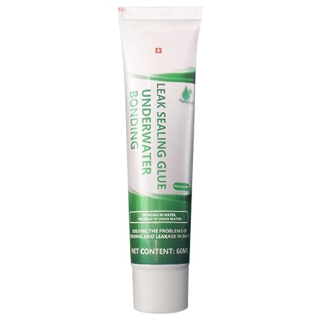 Fish Tank Sealant - 60ml Aquarium Silicone Sealant | Strong Waterproof Adhesive Sealant | Underwater Glue Aquarium Equipment Sealant | Fast Curing Fish Tank Sealant for Repairing Leaks