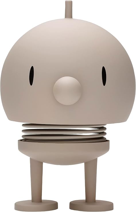 Hoptimist Junior Bumble, Mat, Home Decor Ornament - Wobble Figure, Plastic W/Metal Spring, Medium - Creates Cheerful Movement