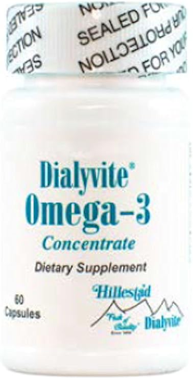 Dialyvite Omega-3 Concentrate - 60 Gelcaps