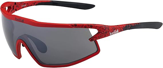 Bolle B-Rock Sunglasses, Matte Red & Black/TNS Gun Oleo AF