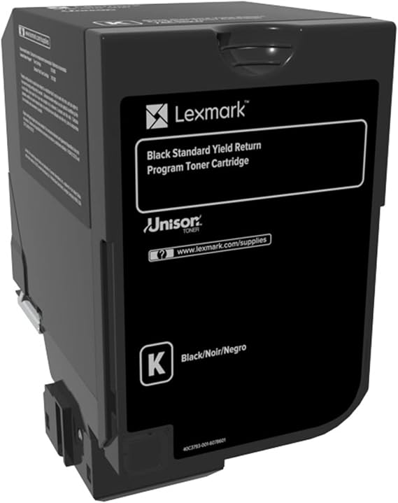 Lexmark 74C1SK0 CS720, CS725, CX725 Black Yield Return Program Cartridge Toner
