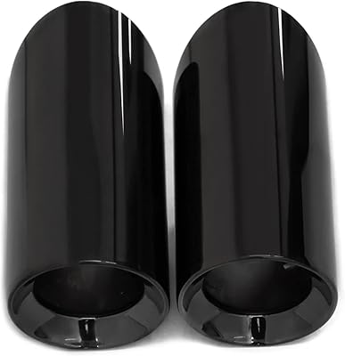 Plug Exhaut Tip Compatible with BMW F20 F21 M135 F22 F23 M235i M240i F30 F31 M335i M340i F34 GT F32 F33 M435i M440i Exhaust Trim CoverL R Black