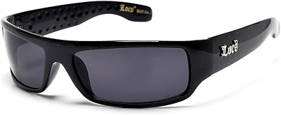 Official LOCS Hardcore Shades Black with Dark Lens Gangsta Style Sunglasses ...