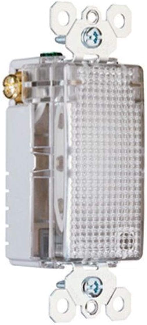 Legrand Pass & Seymour 20-Year LED Full Hallway Night Light Clear