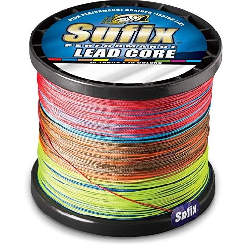 Sufix Performance Lead Core Fishing Line - 600 Yds - 10 Color Sequence