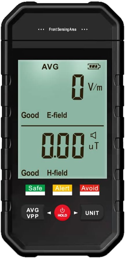 ET925 Geiger Counter - Handheld Radiation Tester with Large Screen and 3 Colored Lights