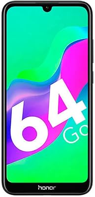 HONOR 8A 51095MPT Dual-SIM 64GB ROM  3GB RAM Factory Unlocked 4GLTE Smartphone Black - International Version