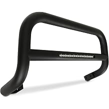 Predator4x4 A Frame A Bar Bumper Protection Nudge Bar Bull Bar Matte Black with LED Strip Compatible with VW Volkswagen Amarok MK1 2010-2020|Rugged & Aggressive|Powder Coated|OEM+ Finish