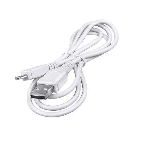 3.3ft White Micro USB 2.0 Data Cable Compatible with Western Digital WD My Passport Essential 500GB 750GB 1TB 2/3 TB External Hard Disk Drive Hardrive HDD HD Laptop Notebook PC Data Sync Cord