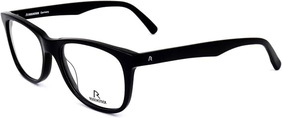 Rodenstock R5302 Mens/Womens Designer Full-rim Eyeglasses/Spectacles (51-17-140, Black)