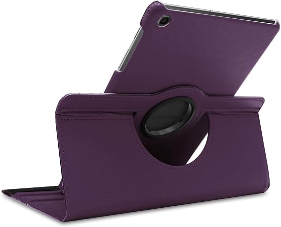 Babilden Samsung Galaxy Tab S6 Lite P610 Yatay ve Dikey Standlı 360 Derece Döner Tablet Kılıfı Mor