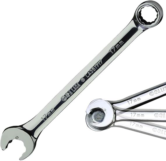 LAOA Ratcheting Wrench Open End Flexible Gear Ratchet Wrench Multi Purpose Labor-Saving Hand Tool,24mm