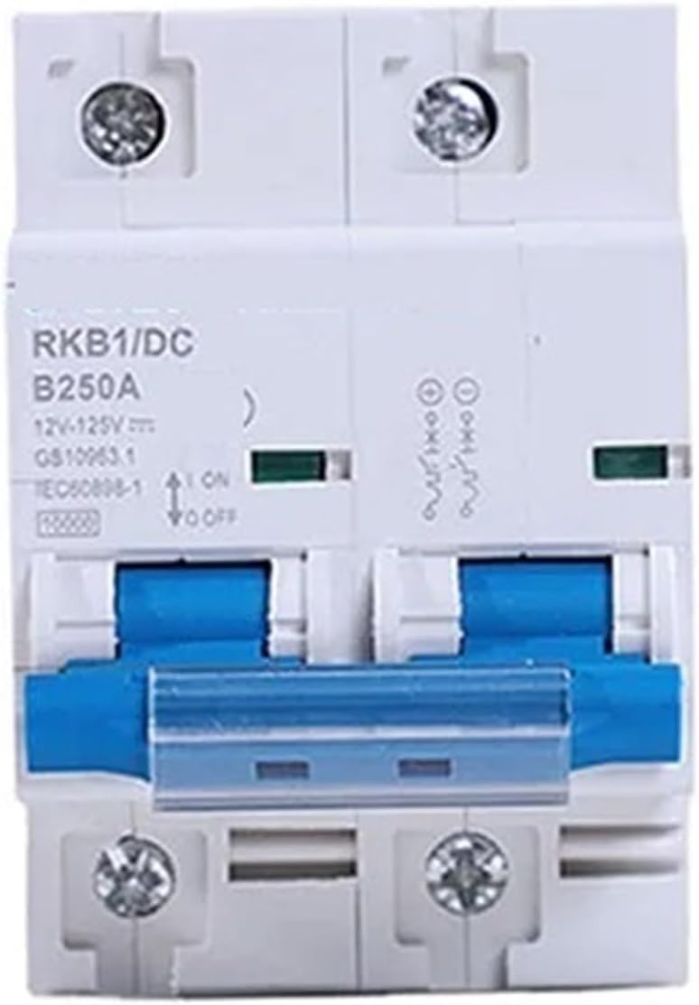 DC Circuit Breaker DC Circuit Breaker 1P2P 12V 24V 36V 48V 60V 72V 96V 120V Isolato100A 125A 150A 200A 250A for Solar Inverter Batteries2P,125A