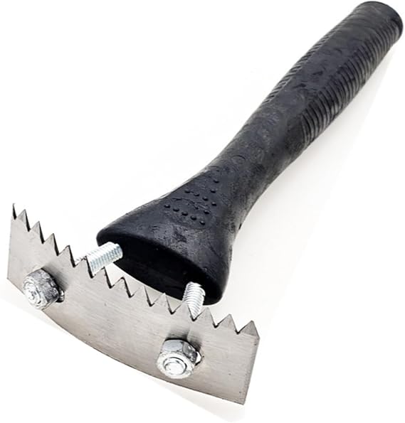 Sawtooth Woodworking Debarking Tool | Carbon Steel Blade, Ergonomic Handle, Bark Peeling & Wood Surface Smoothing, For Log Processing & Woodworking Projects