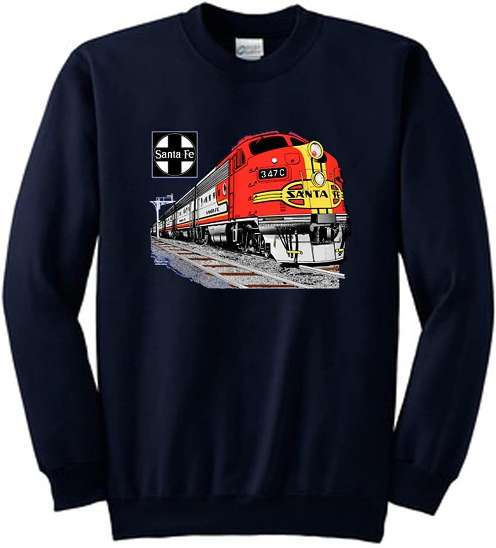 AT&SF Santa Fe Super Chief at Night Authentic Railroad Sweatshirt [119]