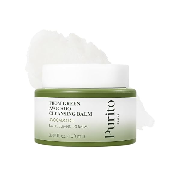 PURITO Avocado Cleansing Balm for Sensitive Skin, 3.38 fl.oz