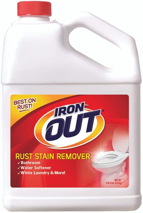 IRON OUT Rust Stain Remover Powder, 9.5 lb. Bottle