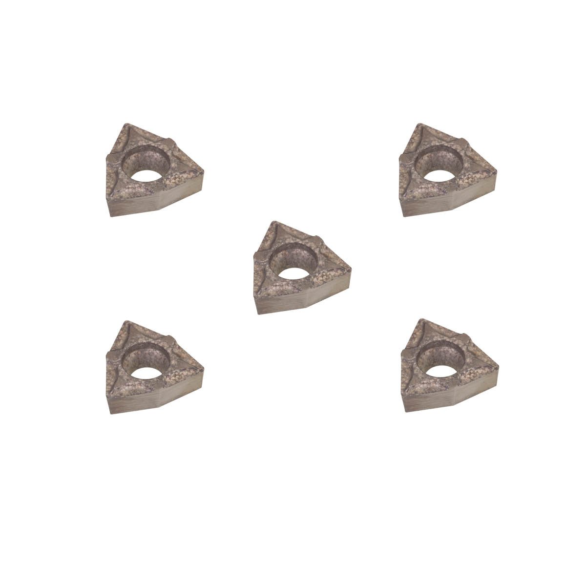 THINBIT 5 Pack MBGIW04D5U MBG Series, 0.004 Radius, Molded Chipbreaker, Uncoated Carbide Boring Insert for Non-Ferrous alloys, Aluminium, Plastic Without Interrupted cuts