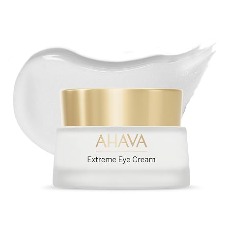 AHAVA Extreme Firming Eye Cream - Firms, Hydrates, Smoothes & Reduce Wrinkles of Eye Area, Enriched with Extreme Complex, Exclusive Dead Sea Osmoter, Peptides, Hyaluronic Acid & Shea Butter, 0.5 Fl.Oz