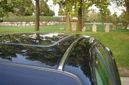 2 Piece Chrome Roof Side Molding Overlay Trim Kit