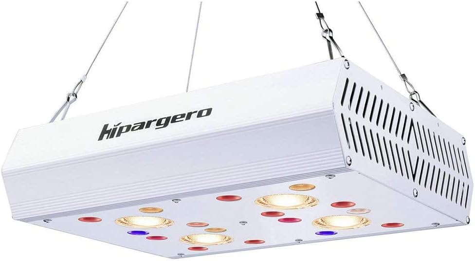 LED Grow Light - COB LED Grow Lights Fixture Full Spectrum with 3000K COBs and 3W LEDs for Indoor Plants Veg and Flower Lighting 1200W
