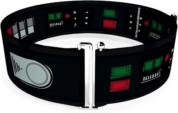 Buckle-Down Belt Women's Cinch Star Wars Darth Vader Utility Belt Bounding Black Multi Color Available In Adjustable Sizes