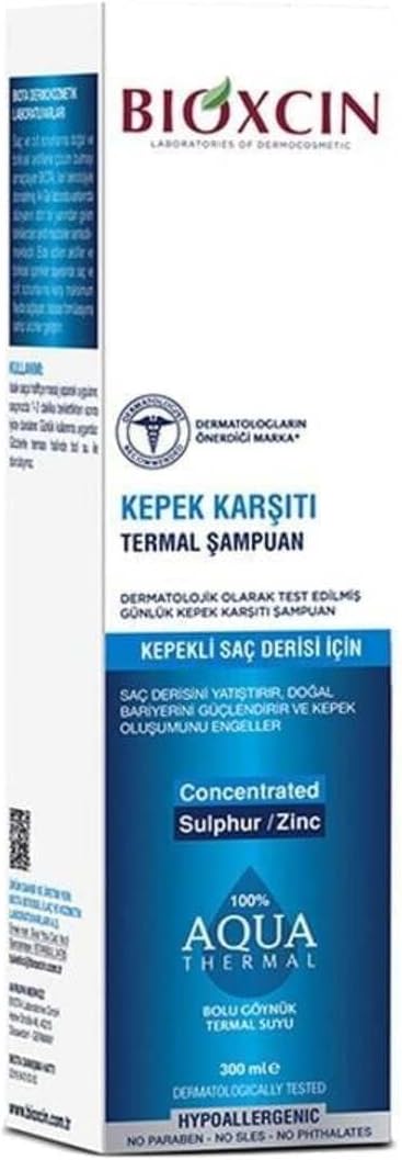 Bioxcin Aqua Kepekli Saç Derisi İçin Thermal Kepek Karşıtı Şampuan, 300 ml