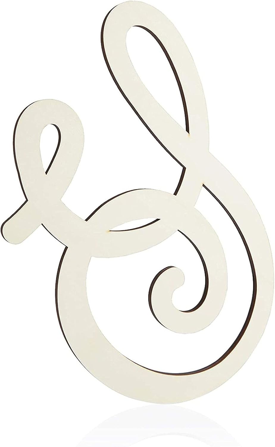 Wooden Letter S for Crafts and Wall Decor 13 Inches