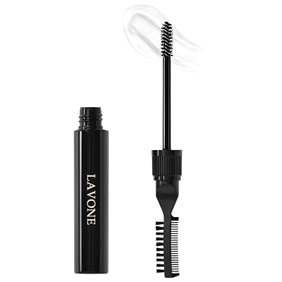 Eyebrow Gel - LAVONE Clear Brow Gel Makeup with Long-Lasting, Waterproof, Smudge-Proof Formula, Eyebrow Wax for Shaping, Holding Brows, and Adding Luster to Natural Eyebrow with a Fluffy Look - Clear