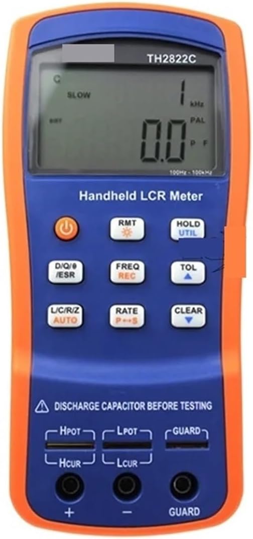 LCR Meter, Powerful Handheld LCR Digital Bridge and Inductance Meter for Capacitance, Resistance Testing,Data Save