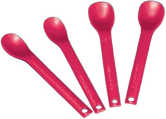 Maroon Spoons, Large - 10 Per Pack