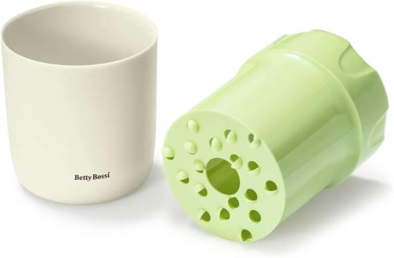 Betty Bossi Apple Grater The Apple Grater from for Easily Grating Apples. Our Fruit Grater is Perfect for Quickly preparing Your Daily Apple!, green, white, h 13.4 x 9.3 cm