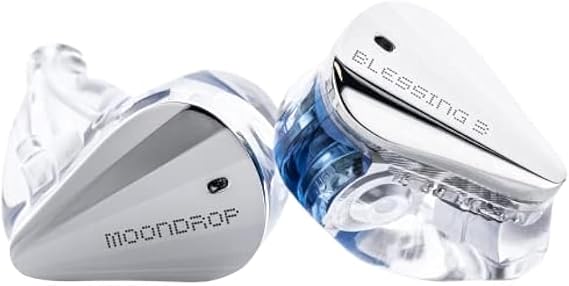 Moondrop Blessing 3 In-Ear Earbuds 2DD+4BA Hybrid Triple Range Frequency Split In-Ear Monitor 0.78-2 Pin IEM Earphones