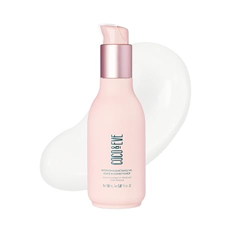 Coco & Eve Moisturising & Detangling Leave-in Conditioner. Coconut Avocado Oil Vitamin A and E for Conditioning Smoothing Detangling Minimising Cracks and Split Ends. (150ml)