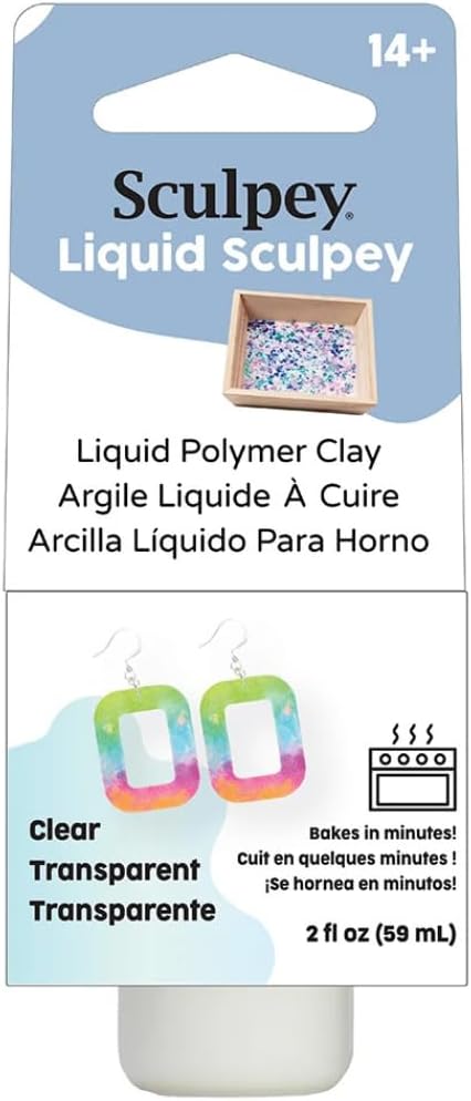 Sculpey Polyform ALS BK02 Liquid Bakeable Clay - Clear, 2 fl oz (59 mL)