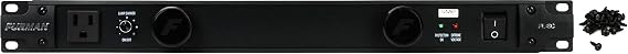 Furman PL-8C Power Conditioner with Lights Bundle with HPS Rack Screws