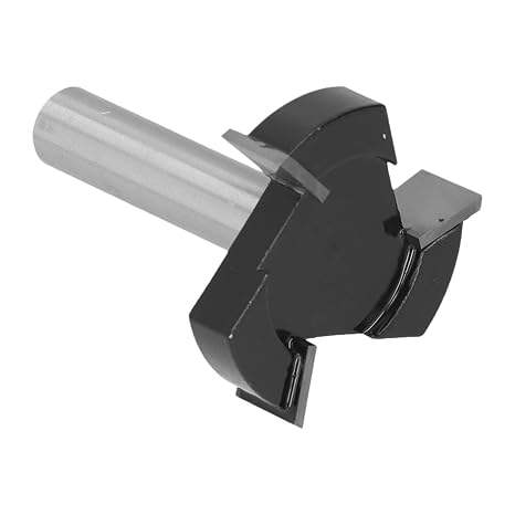 Surfacing Router Bits Carbon Steel Body Alloy Planing CNC Spoilboard Bit 1/2in Shank Professional Woodworking Tool for CNC Routers and Handheld Machines