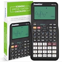 Franklin Scientific Graphing Calculator with 3 Operating Modes - Scientific Calculator Includes 20 Built-in graphs - Ideal for Beginner and Advanced Courses with Protective Cover - Black