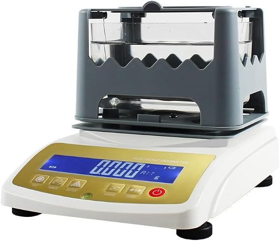 Digital Electronic Gold Tester,Gold Purity Tester,Precious Metal Testers,Purity Density Meter,Portable Density Meter with Lcd Display,Karat Detector - 0.0001G/Cm3 Density,200k