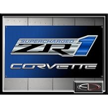 Corvette ZR-1 Emblem Sign Banner Supercharged