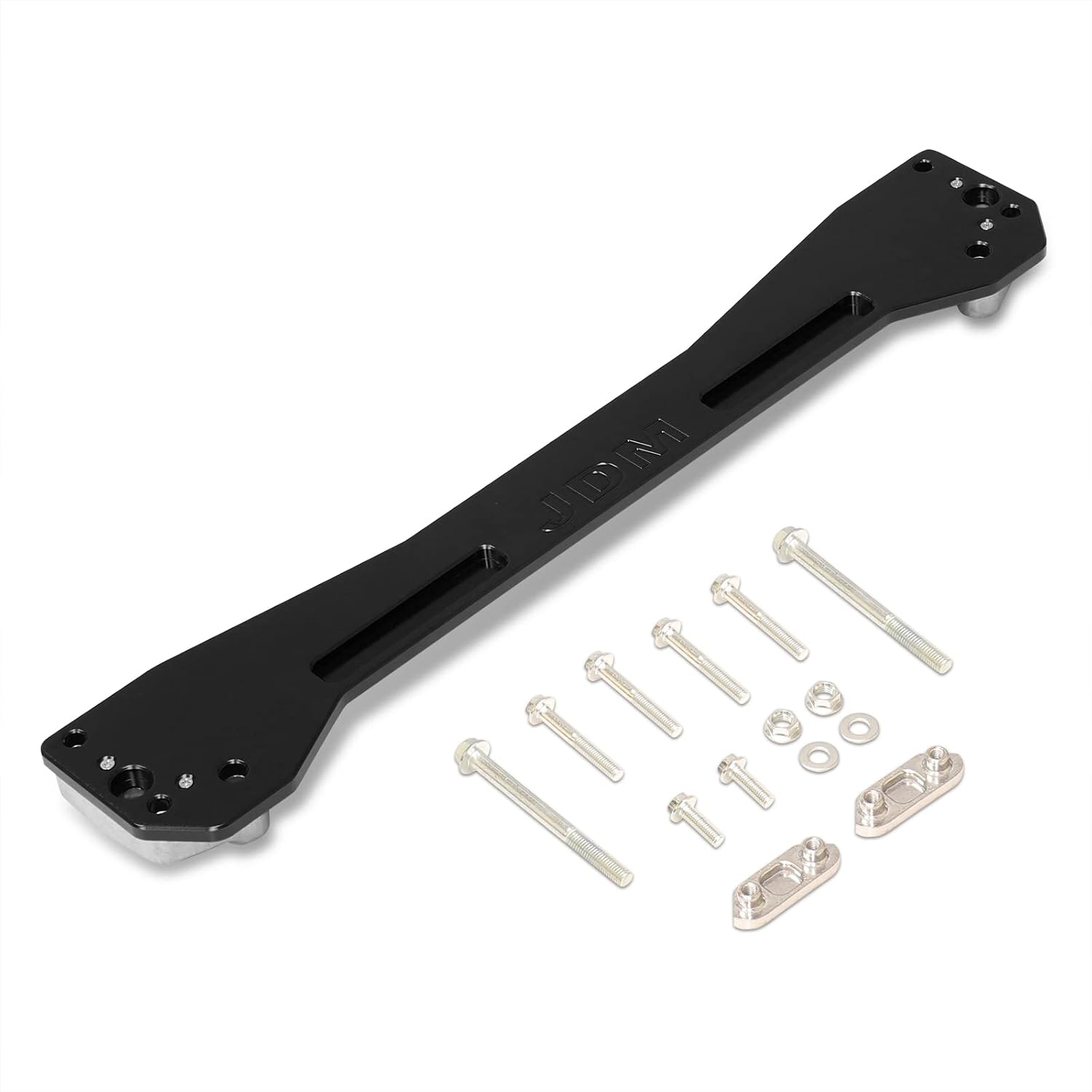 AJP Distributors JDM Rear Lower Subframe Brace Support Tie Bar Aluminum Suspension Chassis Sway Control Arm Black Compatible/Replacement For Civic EJ EK EM 1996 1997 1998 1999 2000 96 97 98 99 00