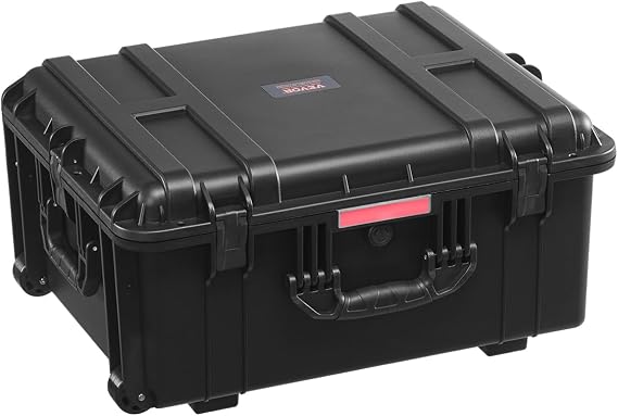 VEVOR Dry Box, Waterproof Hard Case with Pre-Cut Foam, 25 x 20 x 12.5inch