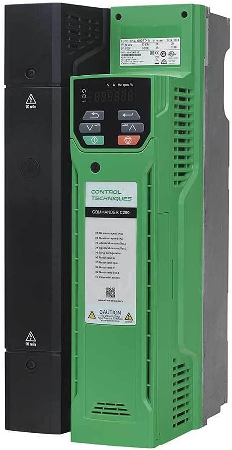 C200-05400270 | C200-05400270A10100AB100 | CONTROL TECHNIQUES Commander C Three Phase, MAX Continuous 27A, Motor Shaft 11KW, 20HP, 380-480VAC